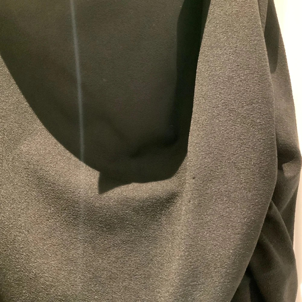 Anthropologie Black Sheath Maxi Dress with Cowl Neck - Picture 9 of 9
